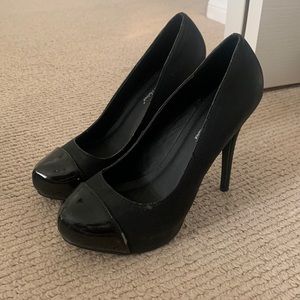 Simple black heels